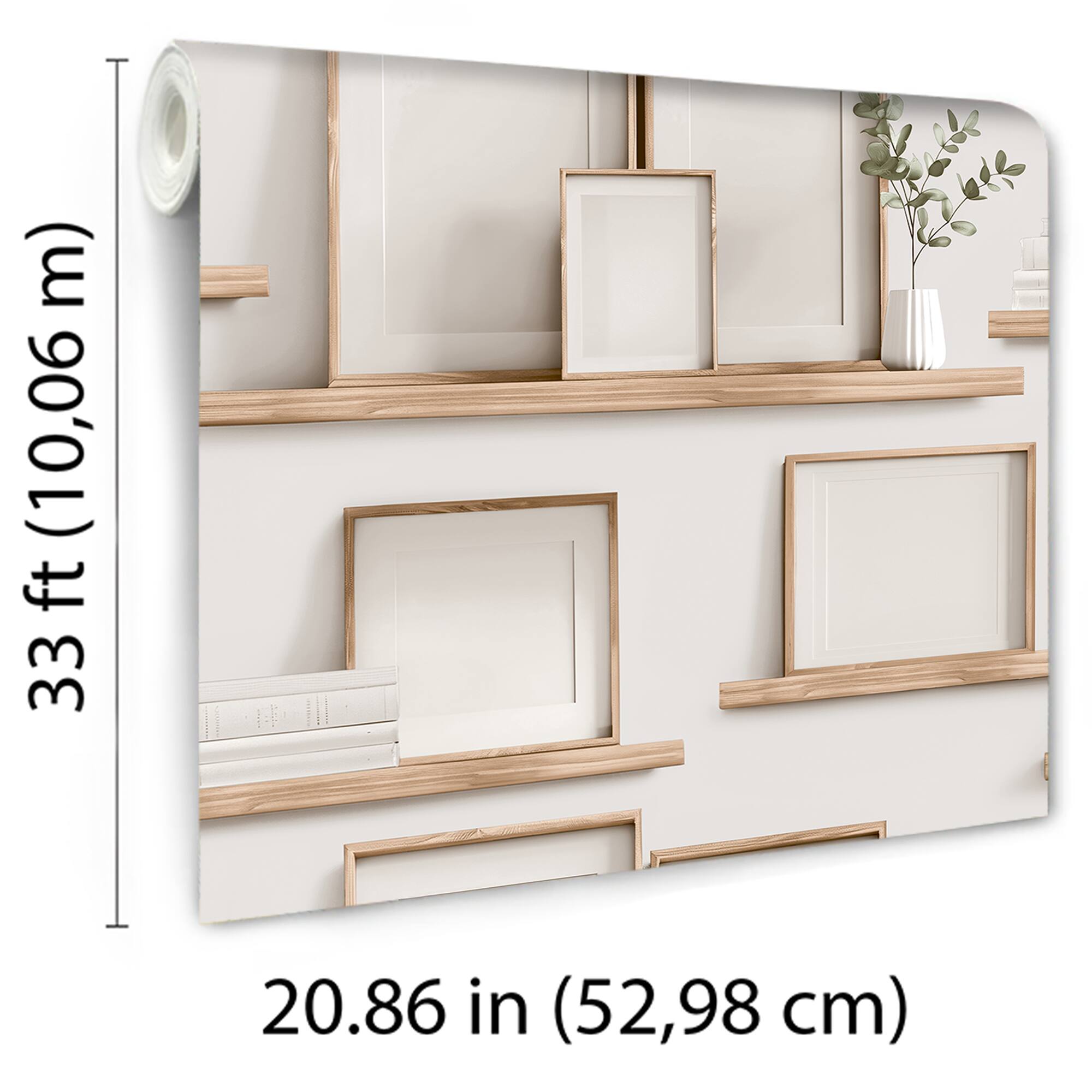 Designs Direct Frame Shelves Wallpaper